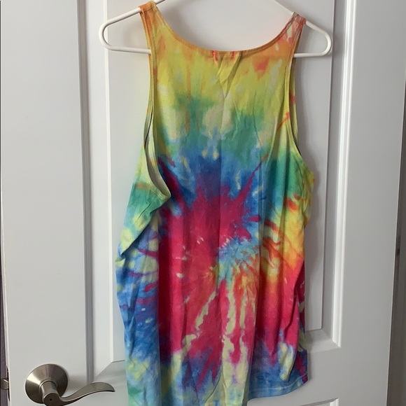 Alpha Chi Omega tie dye tank top - Picture 3 of 4